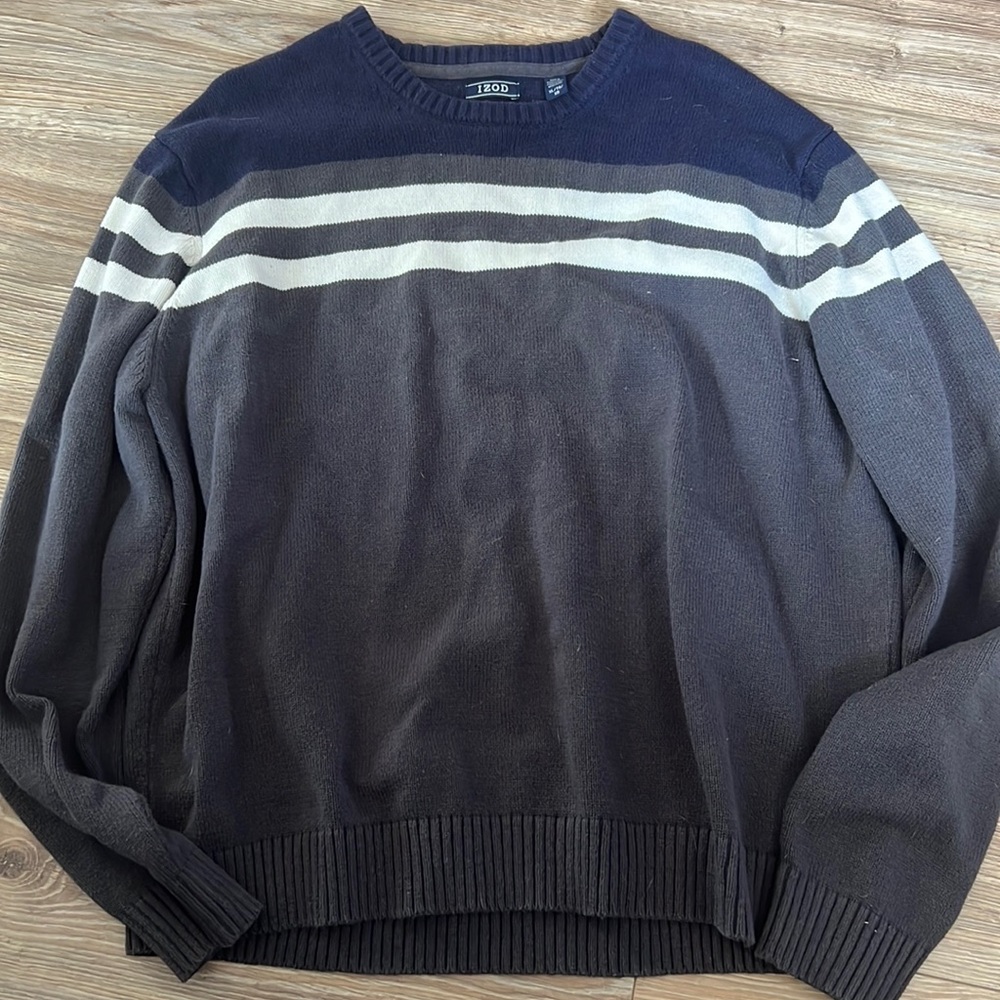 Izod striped sweater